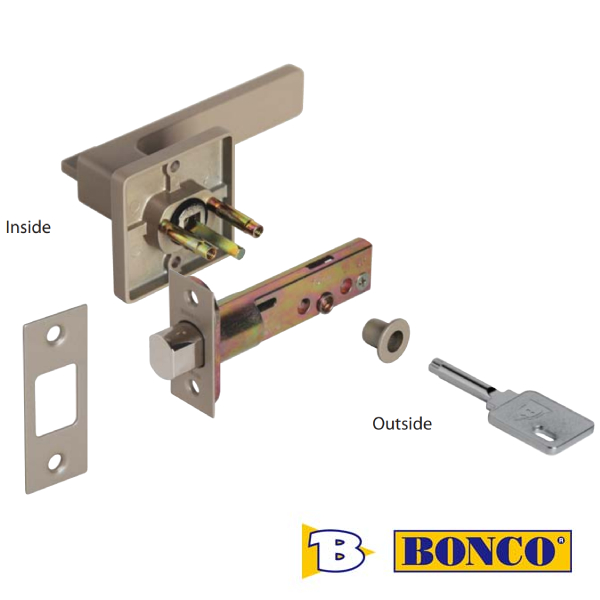 Security bolt with Lever Bonco 4624A KL and LC series