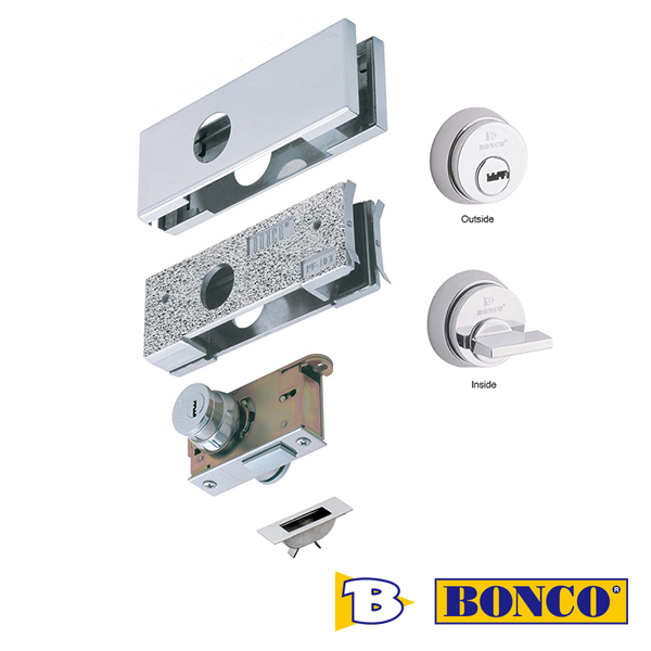 Patch Lock with Thumbturn cylinder Bonco PF102 S 