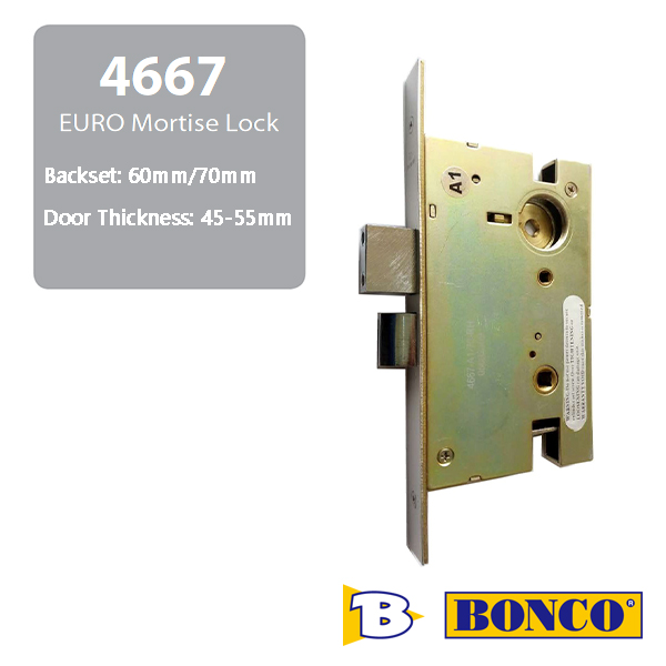 Euro Mortise Lock Bonco 4667 