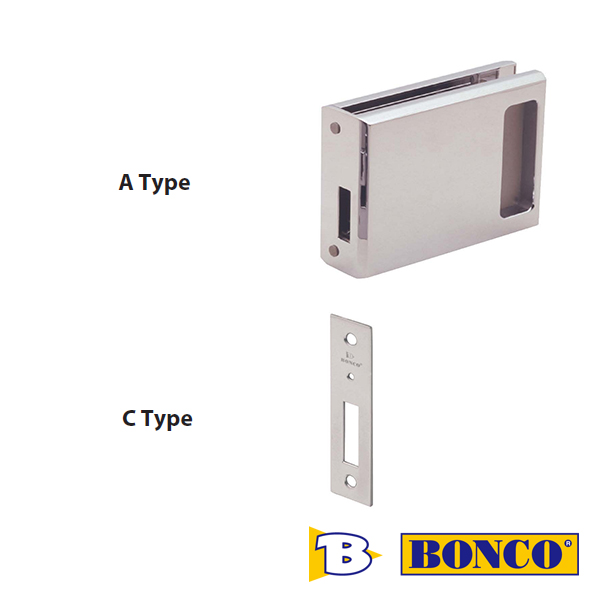 Glass Hook Lock (Inside with Thumbturn) Bonco PF116 63 