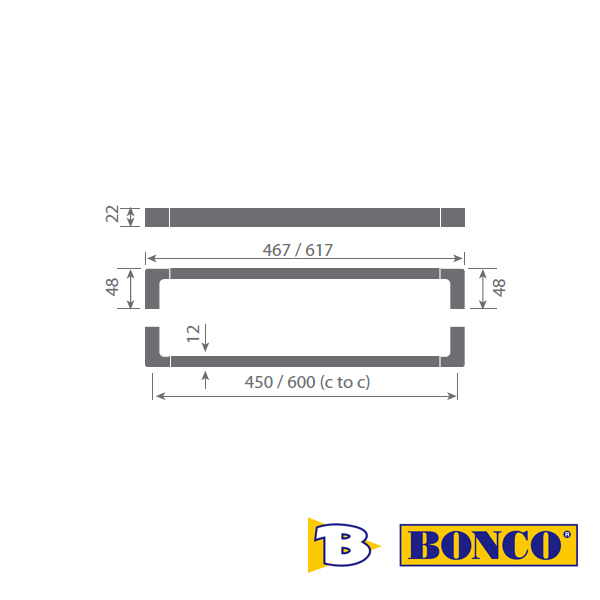 Towel Bar Bonco GT109 X 