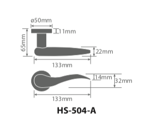 Stainless Steel Lever Bonco HS504 