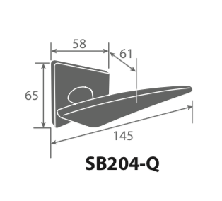 Solid Brass Lever Bonco SB204 