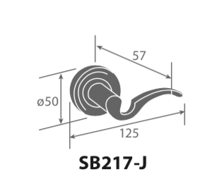 Solid Brass Lever Bonco SB217 